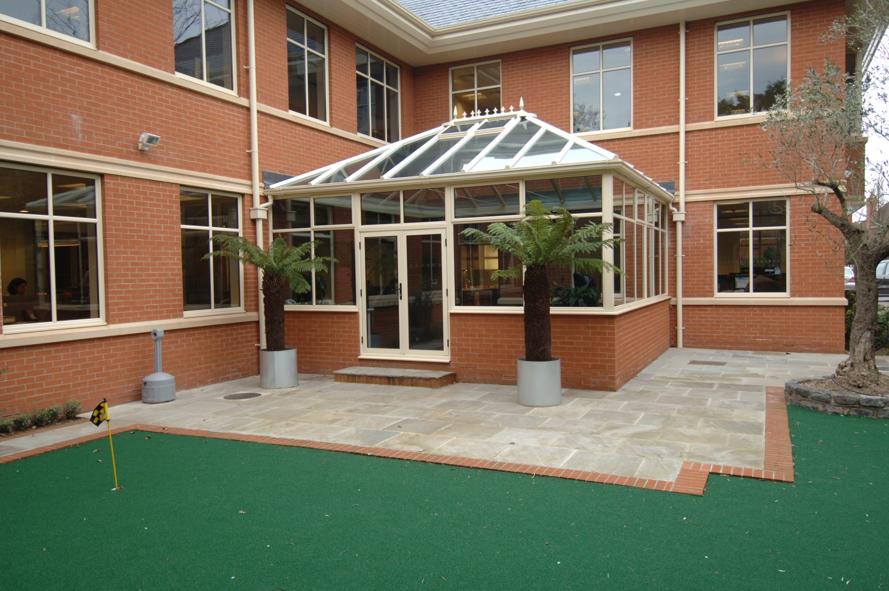 large glass double edwardian conservatory with glass roof