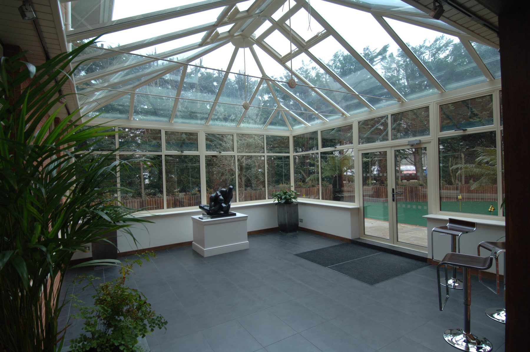 large double edwardian glass conservatory in berkshire