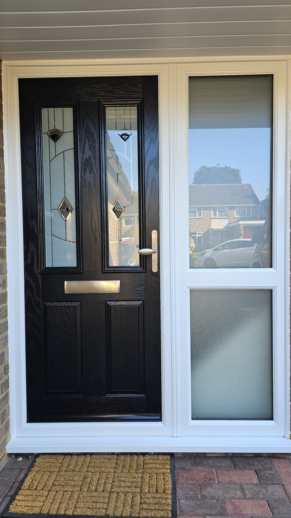 meteor black composite door